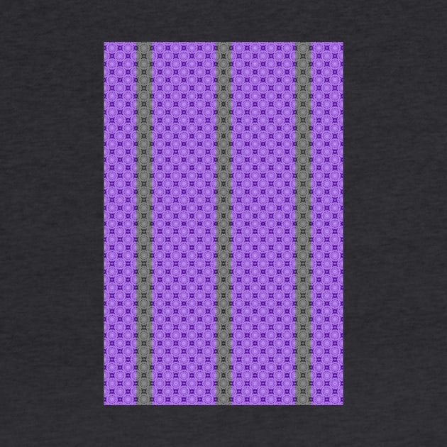 Purple Ring Pattern with Gray Stripes by Amanda1775